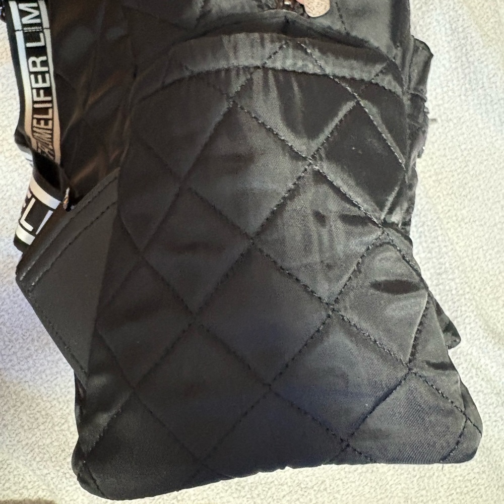 LimeLife by Alcone Black Quilted Backpack Keychain - Picture 8 of 14
